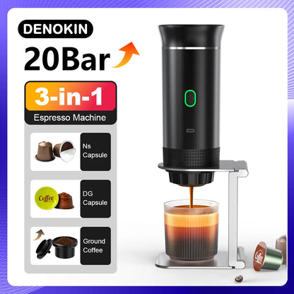 Portable Coffee Machine 3 In 1 | SALE 20%