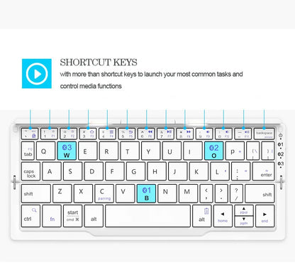 Mini Folding Bluetooth Keyboard | SALE 20%